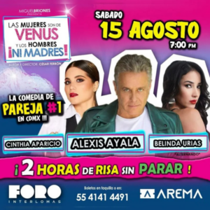 LAS MUJERES SON DE VENUS Y LOS HOMBRES NI MADRES | 15 AGOSTO